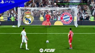 REAL MADRID VS BAYERN MUNICH | UCL FINAL | RONALDO VS MESSI | FC 26 PENALTY SHOOTOUT - PS5