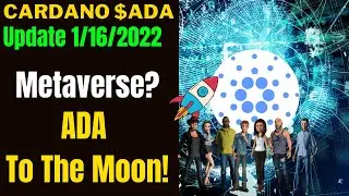 CARDANO & METAVERSE? TO THE MOON (ADA PRICE PREDICTION).  PAVIA.IO Launched on CARDANO!