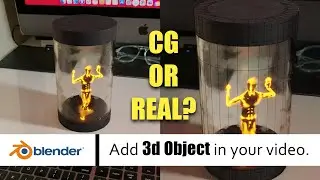 Add 3d Object in Your Video  | Realistic CG Composition | CGI #blender #3danimation #cg