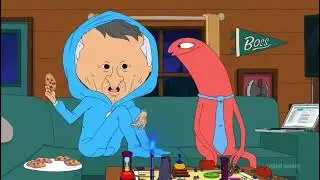 Alan and Mr. Boss share some cookies :) - Smiling Friends S3 E5 