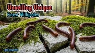 A Close-up look at the unique forest millipede colonies #Nature #ForestMillipede #millipedecolony