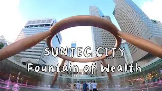🇸🇬 SINGAPORE | Suntec City - Fountain of Wealth | 2022 [Walking from MBS to Suntec City]
