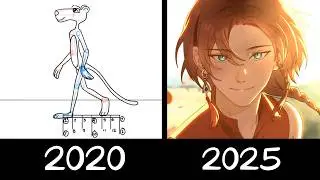 what 5 years of animation progress looks like