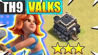 TH9 War Attack Strategy (2022) - Top 3 Valkyrie armies