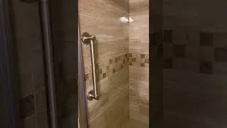 Classy brown tile🔥 #tile #showers #LegacyBuild #garland #texas #trabajo #glassdoors