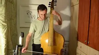 C. F. Abel - Sonata for Viola da Gamba Solo (arr. for violone in G), 1st mvt