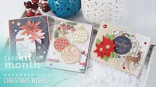Spellbinders November 2019 Card Kit of the Month &ndash; Christmas Wishes
