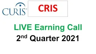 #CRIS  CURIS 2nd Quarter 2021 Live  Earning Call