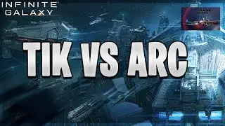 Neck and Neck Alliance Battle [ TiK vs ARC ] Galaxy Summit | Infinite Galaxy