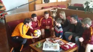 La AS Roma incontra Alessio