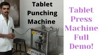 Tablet Punching Machine Demo | Rotary Multi Station Tablet Compression Machine