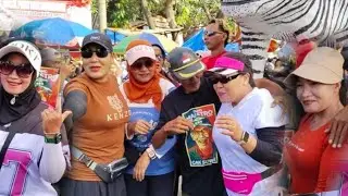 Penggemar Mbah Suwari bukan kaleng2/CFD 2 Patung macan viral kunjang kediri