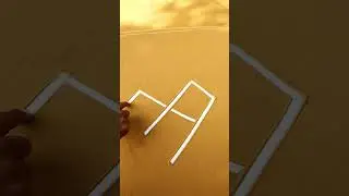 easy heart drawing ❤️#shorts.sand drawing.#arts