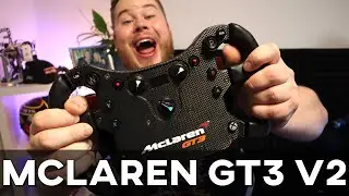 New Fanatec CSL McLaren GT3 V2 Wheel Unboxing and First Impressions