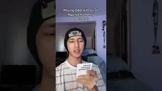 D&D but itʻs Cards Against Humanity