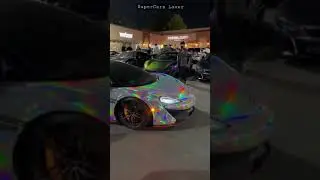 McLaren 570s with chrome wrap #mclaren #570s #supercar #carslover #cars #shorts