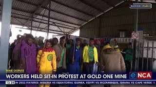 Over 500 mine employees could lose their jobs after sit-in protest