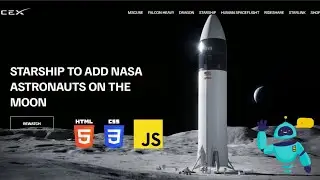 Amazing Space Website Using Html Css and JavaScript | JavaScript Projects