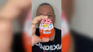 👂ASMR KINDER JOY SURPRISE EGG CANDY VALENTINE SURPRISE TOY INSIDE EATING SOUNDS👂ORIGINAL LENGTH👂
