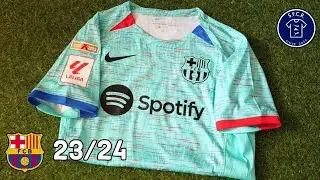NEW FC Barcelona 2023/24 third jersey unboxing + try on!! G&uuml;ndogan [Kotofanss] #fcbarca