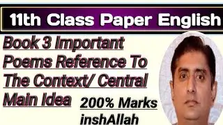 11th Class English Book 3