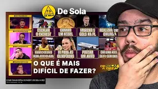 O QUE É MAIS DIFÍCIL DE FAZER? - REACT DE SOLA A DEZ