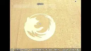 even more crop circles on google earth!!