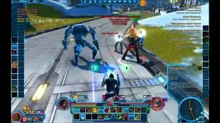 SWTOR Level 26 Gunslinger beats Level 31 Vanguard Dueling