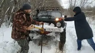хай джек, HiJack если нет лебёдки  НИВА УАЗ СНЕГ