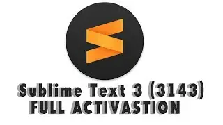 sublime text 3 ( 3143 ) full activation