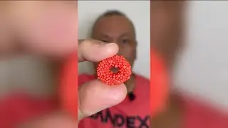👂ASMR HILCO SWEETS POOL FLOAT GUMMY RING CANDY CHERRY FLAVOR EATING SOUNDS👂ORIGINAL LENGTH👂