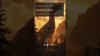 How LONG was Barosaurus&rsquo; neck? 🦕 15 m of Jurassic engineering! #Barosaurus #ScienceShorts