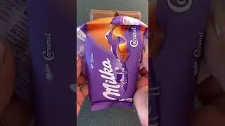 Milka Caramel Chocolate Unwrapping | ASMR #satisfying #teamfilger