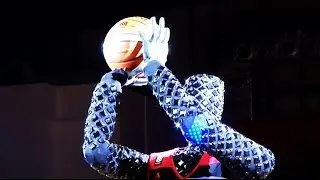 Basketball robot defeats human opposition with flawless shots