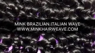 Mink Brazilian hair real mink hair vendor Italian Wave