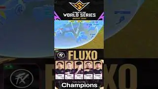 FREEFIRE WORLD SERIES BRAZIL 2025 CHAMPIONS TEAM FLUXO #Shorts #freefire #FFWS #ESports