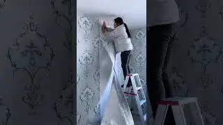 Wall Sheet Paper Latest Design Home Improvement #shortsfeed