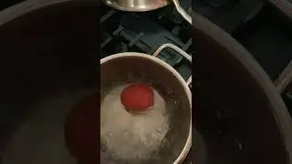 How to peel tomatoes using boiled (hot) water. Few easy steps.