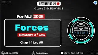 Forces/Dynamics | Lec #4 chap #4 | Newton’s 3rd law of motion | Stoping, braking thinking distance