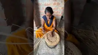 Indian Handmade Mudda Stool  Mora Making Process #shorts
