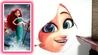 Смотрю и рисую. Русалка Челси из Руби Гильман / Look and draw. Chelsea the Mermaid from Ruby Gillman