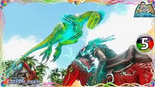 DISERANG ELECTRIC RAPTOR DI CRYSTAL ISLES ARK | ARK CRYSTAL ISLES INDONESIA #5