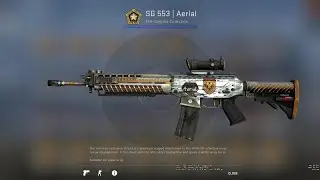 CSGO - SG 553 | Aerial (Field-Tested) Skin Showcase and Gameplay