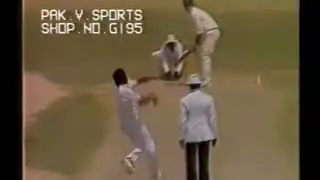 Imran Khan 16 off 19 Balls 1 Fours S R 84 21 vs Sri Lanka Ist ODI at Sharjah March 23, 1989