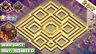 Best Town Hall 10 (Th10) Clan-War Base 2017 | Anti Valkyrie, Anti Bowler, Anti 2 Star-Clash of Clans