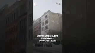 US: Snow Storm Blankets Central New York, Disrupts Travel | N18G