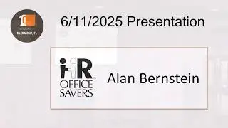 Alan Bernstein &ndash; HR Office Savers | 1 Million Cups Clermont &ndash; June 11, 2025
