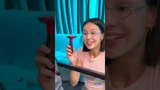 Definitivamente, no le gusta que nada la toque 😂 #divertido