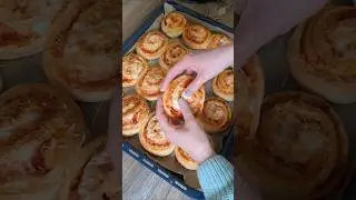 Soft & Cheesy Pizza Rolls 🍕
