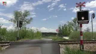 Železniční přejezd Zliv #3 [P1135] - 12.5.2022 / Czech railroad crossing